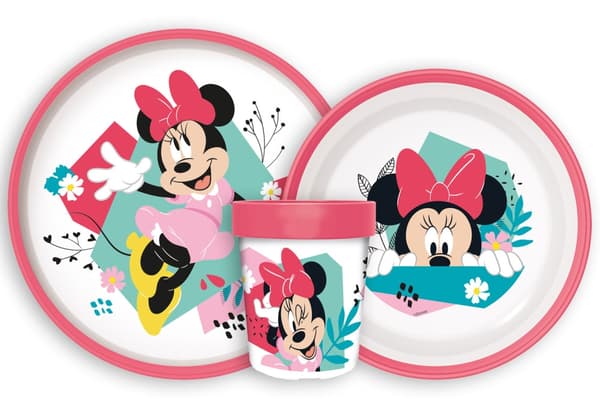 Minnie från Disney - Set för halkfritt ätande, mikropolymerer set