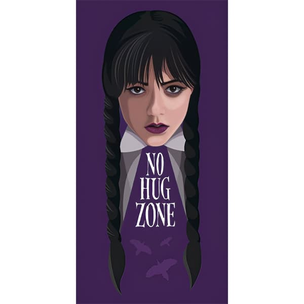 Wednesday No Hug badhandduk, strandhandduk 70x140 cm