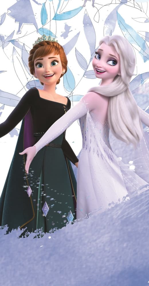 Disney Frost Wonderland badhandduk, strandhandduk 70x140 cm
