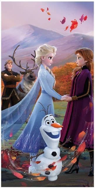 Disney Frost vindhandduk, strandhandduk 70x140 cm