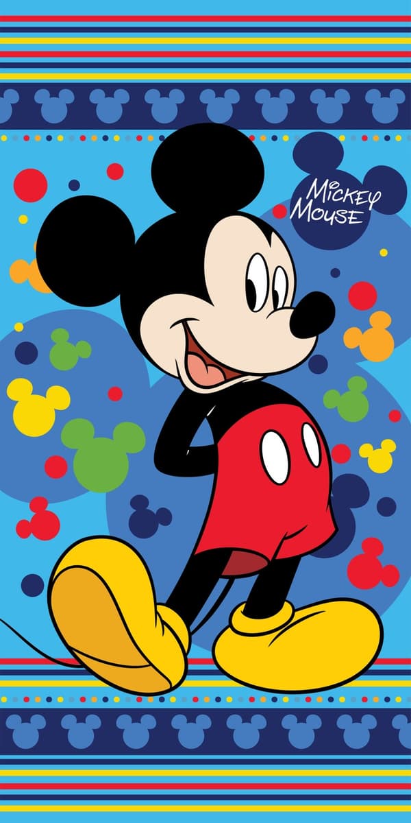 Mickey Mouse duschhandduk, strandhandduk 70x140cm från Disney