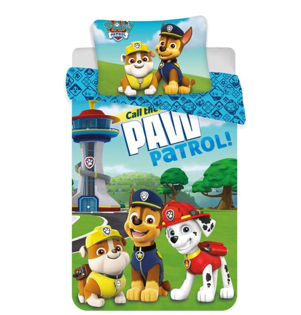 Paw Patrol Tower barnens sängkläder set 100×135 cm, 40×60 cm
