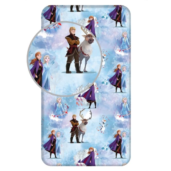 Disney Frost Blå Vinter påslakan 90x200 cm