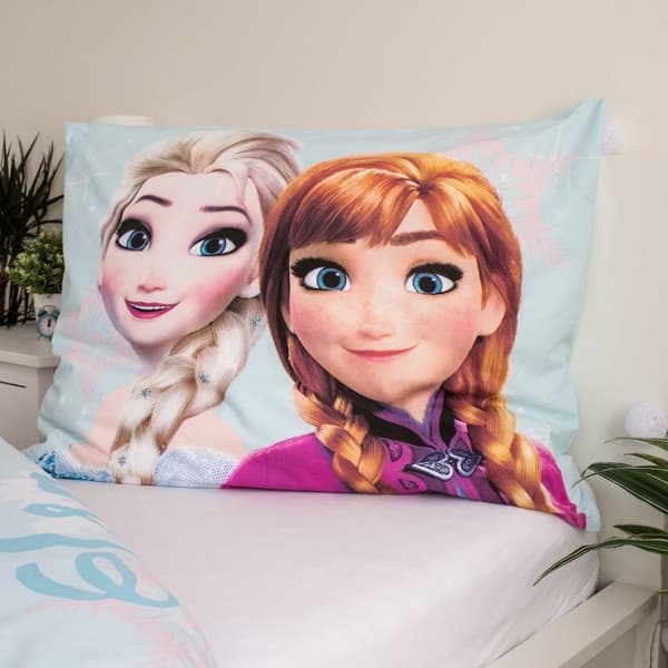 Disney Frost Ljusblå sängkläder set 140×200 cm, 70×90 cm