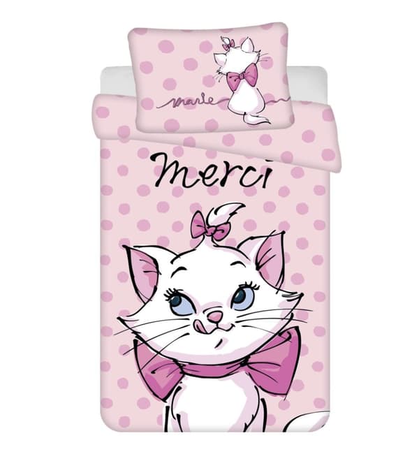 Barnsängset Disney Marie Merci 100x135 cm och 40x60 cm