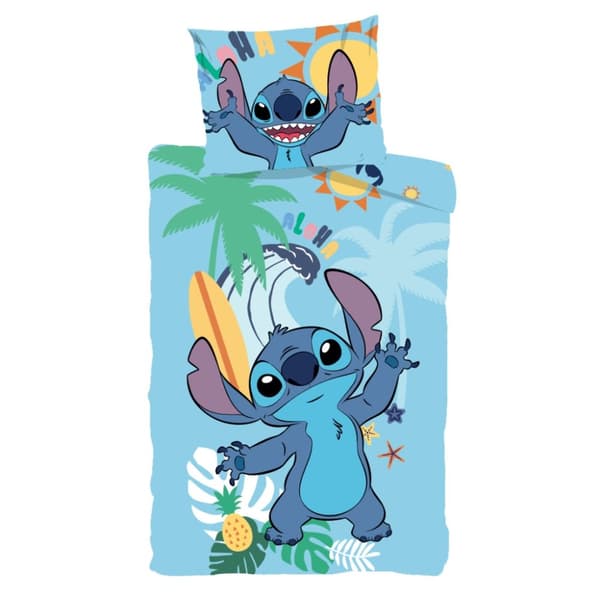 Disney Lilo och Stitch sommarsängkläder täcke 140×200 cm, 70×90 cm
