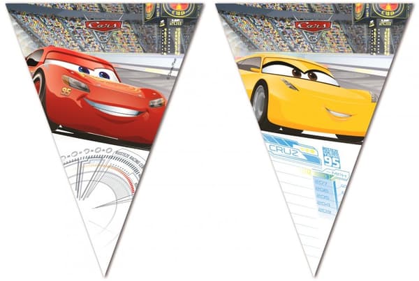 Disney Cars Arena Race flagga 2,3 m