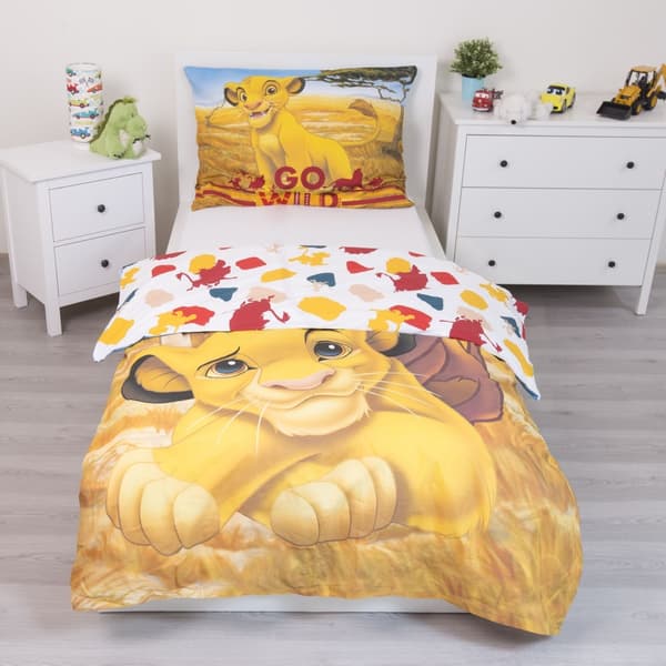 Disney Lejonkungen Pride Lands Trio sängset 140x200 cm, 70x90 cm