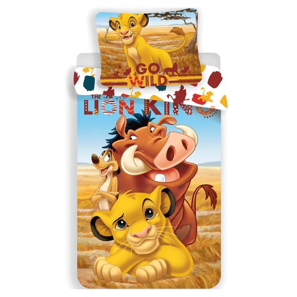 Disney Lejonkungen Pride Lands Trio sängset 140x200 cm, 70x90 cm
