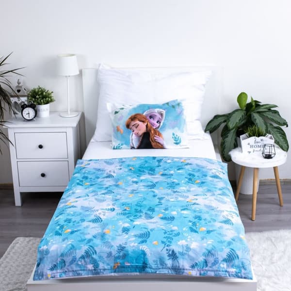 Bäddset för barn med Disney Frozen - Nature is Magical, 100×135 cm, 40×60 cm