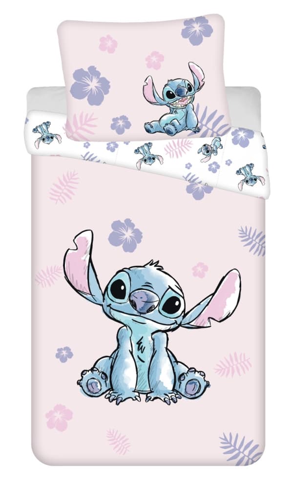 Disney Lilo och Stitch rosa sängöverdrag 140×200 cm, 70×90 cm