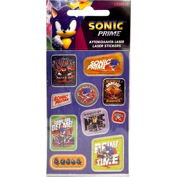 Sonic the Hedgehog Hologramklistermärke set med skinande effekter