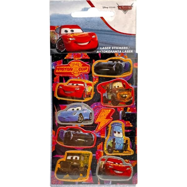 Hologramstickerset med Disney Cars Adventure