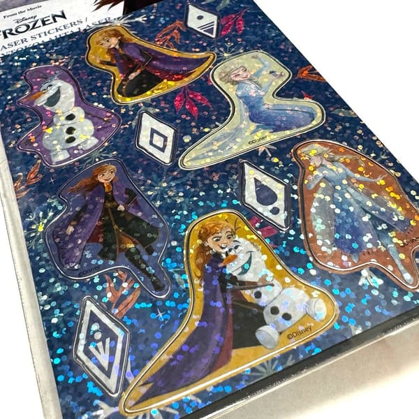 Holografiskt klistermärkeset med Glamor från Disney Frozen