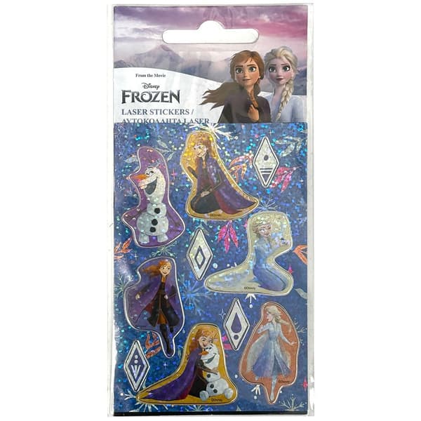 Holografiskt klistermärkeset med Glamor från Disney Frozen