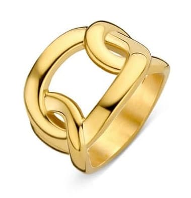 Guld-färgad ring Victoria