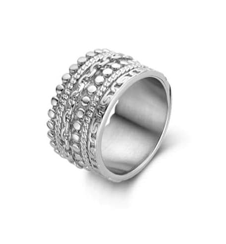 Silverfärgad ring Victoria