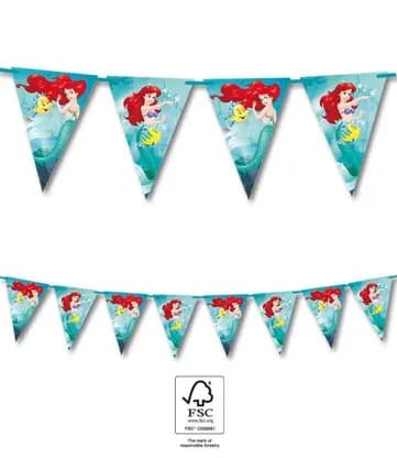Disney Princess Ariel Nyfiken banner girlang FSC 2,3 m