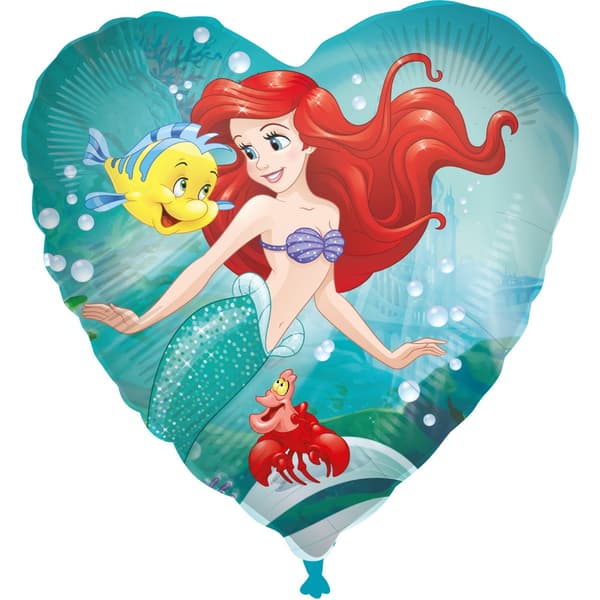 Disney Princess Ariel nyfiken folieballong 46 cm