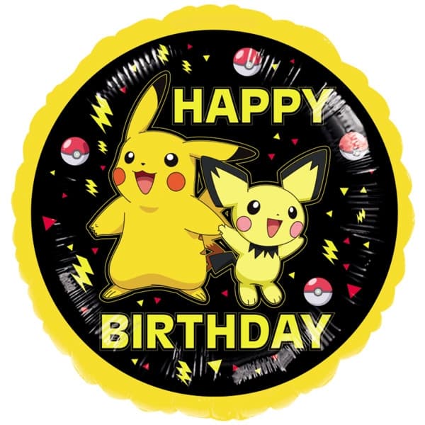 Pokémon Thunder folieballong 43 cm