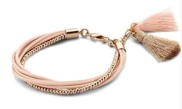 Victoria Pärlad Rosa Armband
