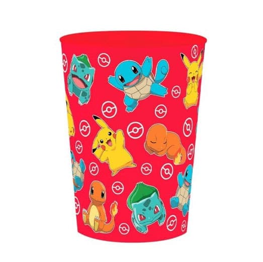 Pokémon röd plastmugg 250 ml
