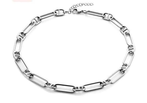 Silverfärgad halsband Victoria