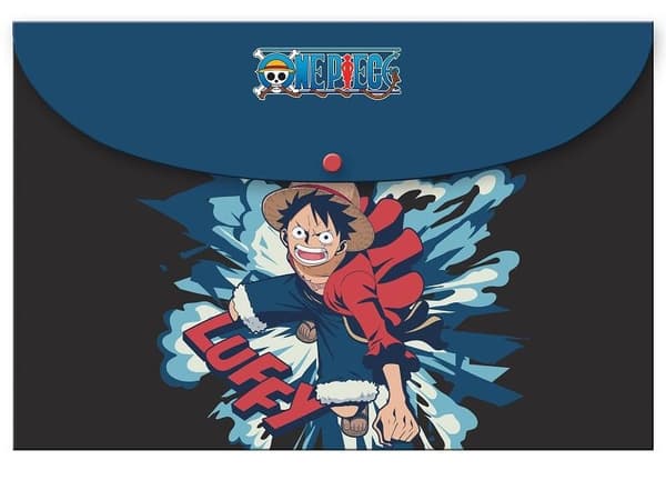 One Piece Dokumentförvaringspåse A/4 Luffy