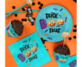 Miniatyrbilde 3 av 3: Boo Halloween pappers tallrikar, set om 6, 18 cm