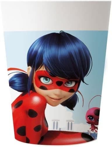 Miraculous Ladybug hjälte plastmugg 2-delars set 230 ml