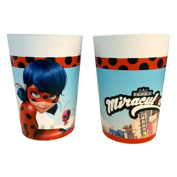 Miraculous Ladybug hjälte plastmugg 2-delars set 230 ml