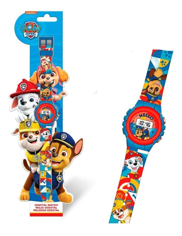 Paw Patrol digital klocka
