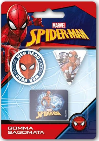 Spiderman suddgummi set med 3 delar
