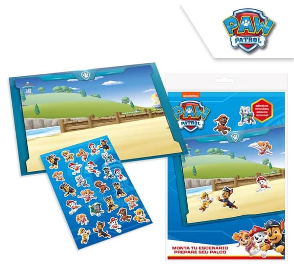 Paw Patrol klistermärken för dekoration