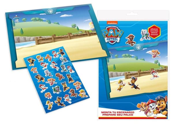 Paw Patrol klistermärken för dekoration
