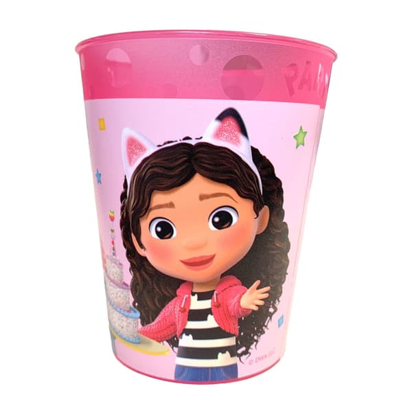Gabby's Dollhouse vänner mikropremium plastmuggar 4 st 250 ml