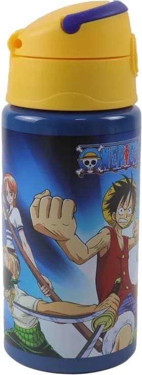 Aluminiumflaska med krok 500 ml - One Piece Crew