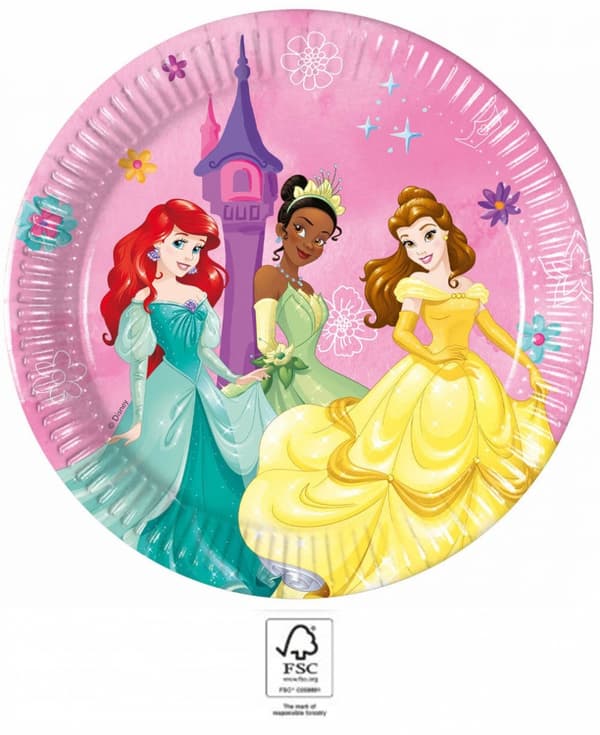 Disney Princess Pappersfat Live Your Story 8 st 20 cm FSC