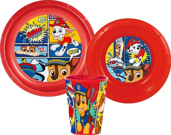 Paw Patrol middagset, plastset