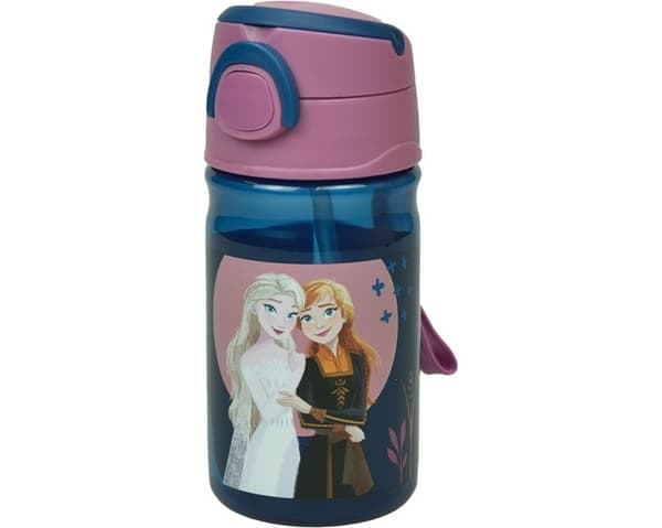 Plastflaska med krok 350 ml, Disney Frozen Systrar