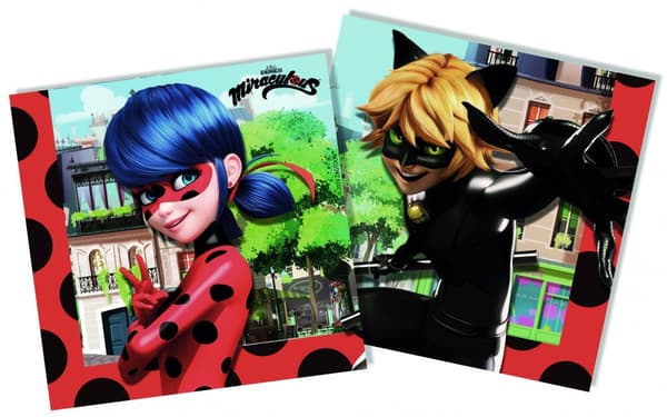 Miraculous Ladybug servetter 20 st 33x33 cm