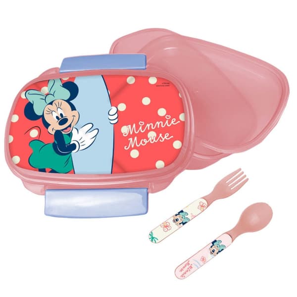 Minnie Mus Sommar matlåda med bestickset från Disney