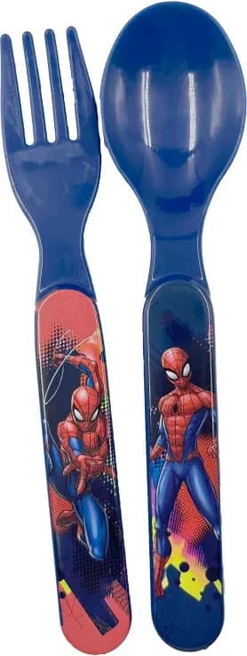 Spiderman Splotch smörgåslåda med bestickset