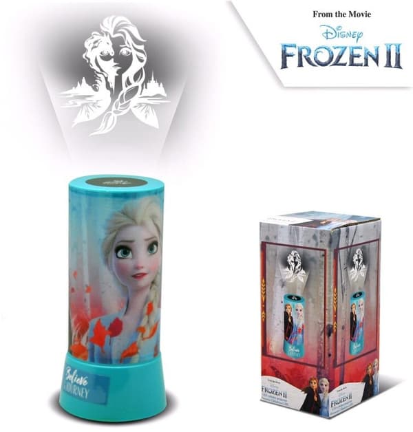 Disney Frozen 2-i-1 projektor, lampa, nattlampa