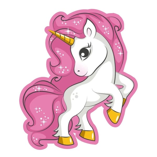 Unicorn Special 3D dekorerad kudde 35 cm
