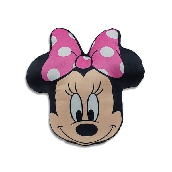Minnie Mouse 3D prydnadskudde i velour 35 cm - Disney