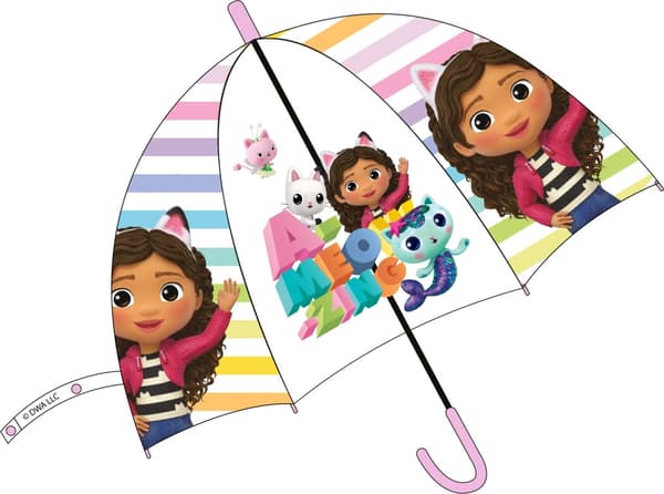 Gabby's Dollhouse A-meozing barn genomskinlig paraply Ø74 cm
