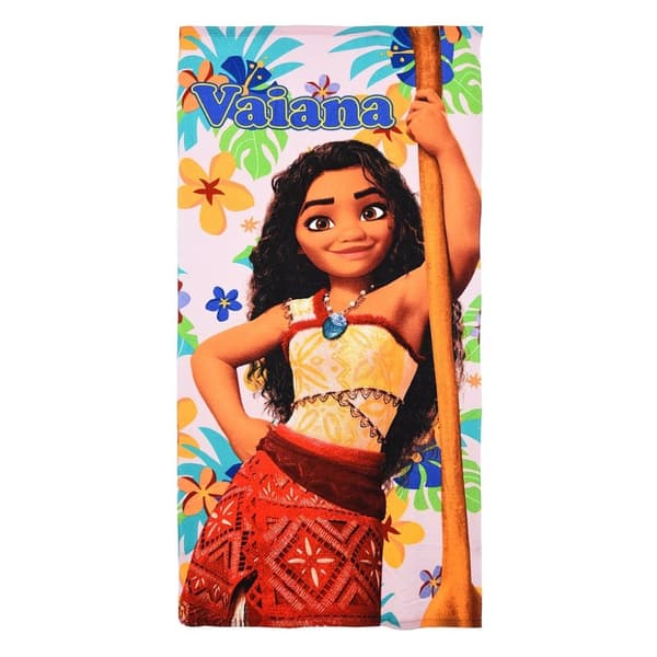 Disney Vaiana badhandduk, strandhandduk 70x140 cm (Snabbtorkande)