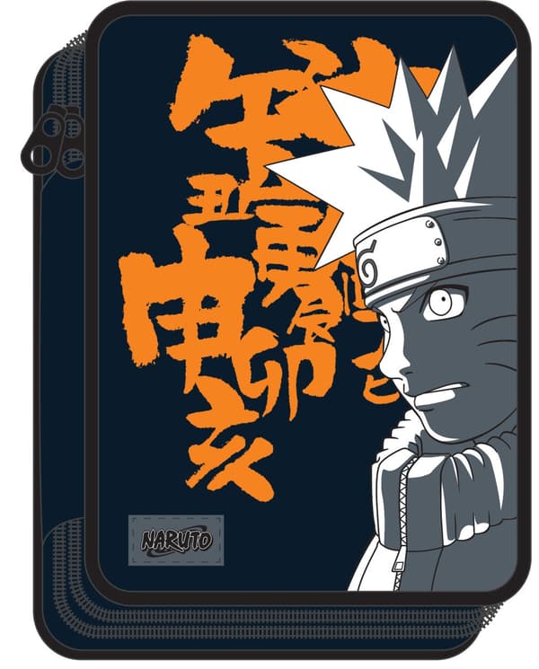 Naruto Pennfodral med 2 nivåer, fyllt med brev