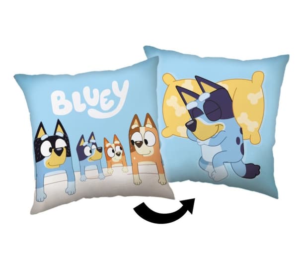 Bluey mörkblå dekorativ kudde 40x40 cm